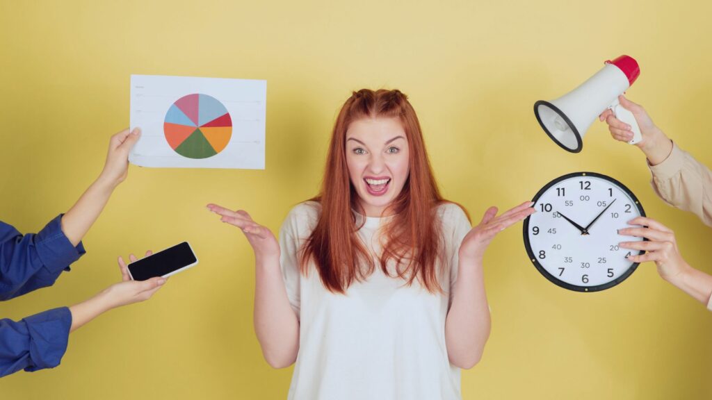 Illustrazione concettuale delle 7 leggi del tempo per migliorare produttività e benessere