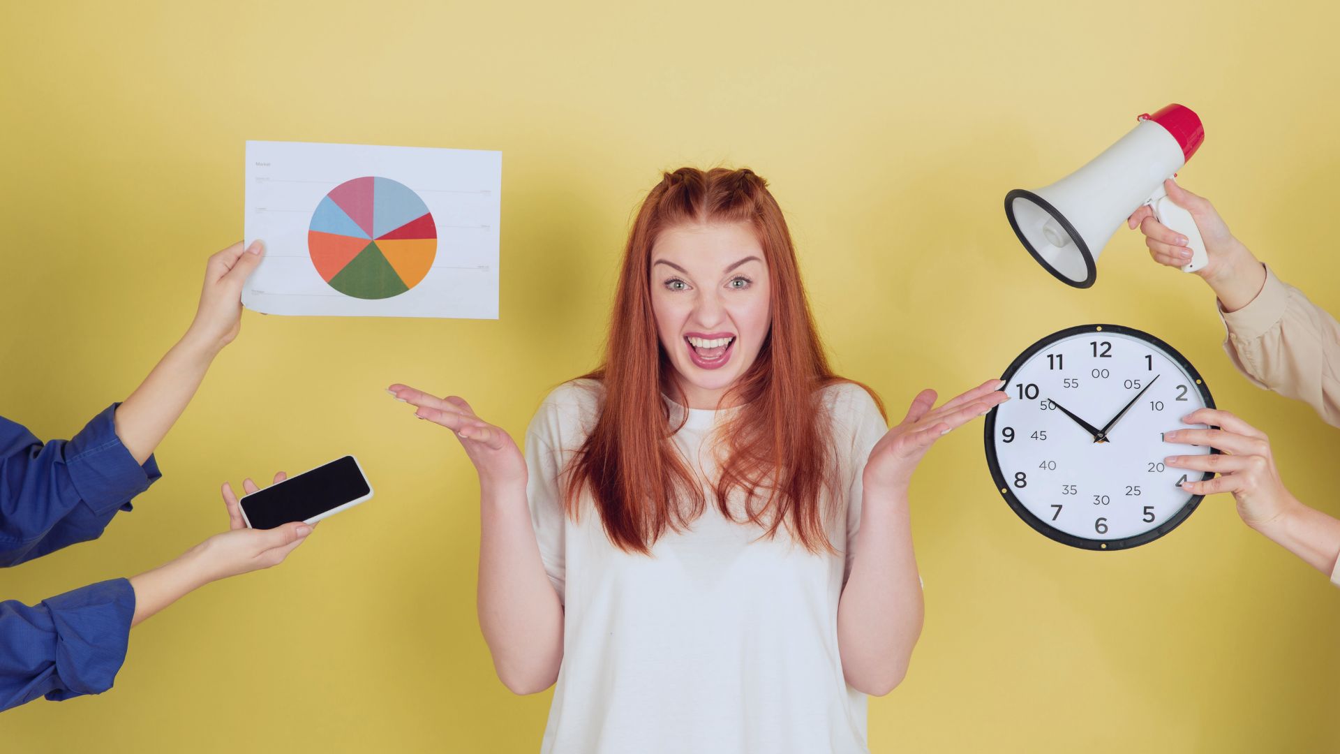 Illustrazione concettuale delle 7 leggi del tempo per migliorare produttività e benessere